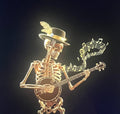 Encore Golden Skeleton Banjo Player Feathered Hat T-Shirt