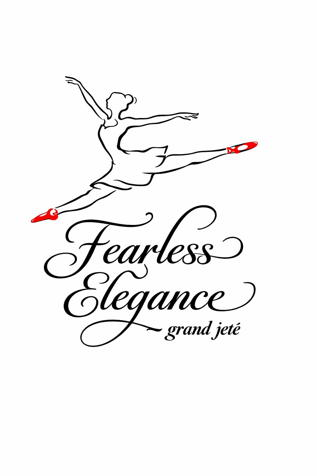 Fearless Elegance Grand Jeté Ballerina Art Print