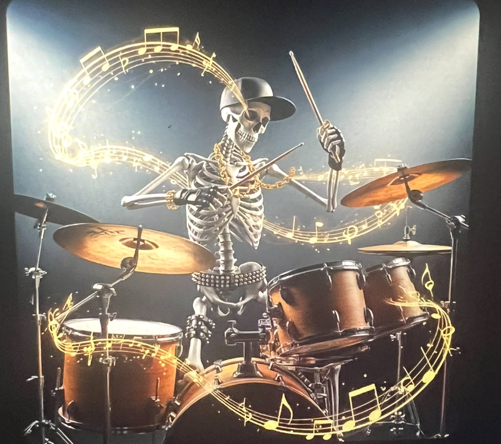 Encore Skeleton Guitarist Warm Glow Acoustic T-Shirt