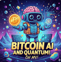 Bitcoin AI And Quantum Oh My - Colorful Space Robot Sticker