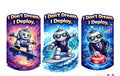 I Don't Dream I Deploy - Deploy Button Robot Sticker