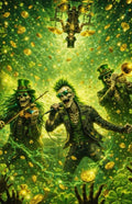 St. Paddy's Day ROCKS - Epic Drum Kit Art Print