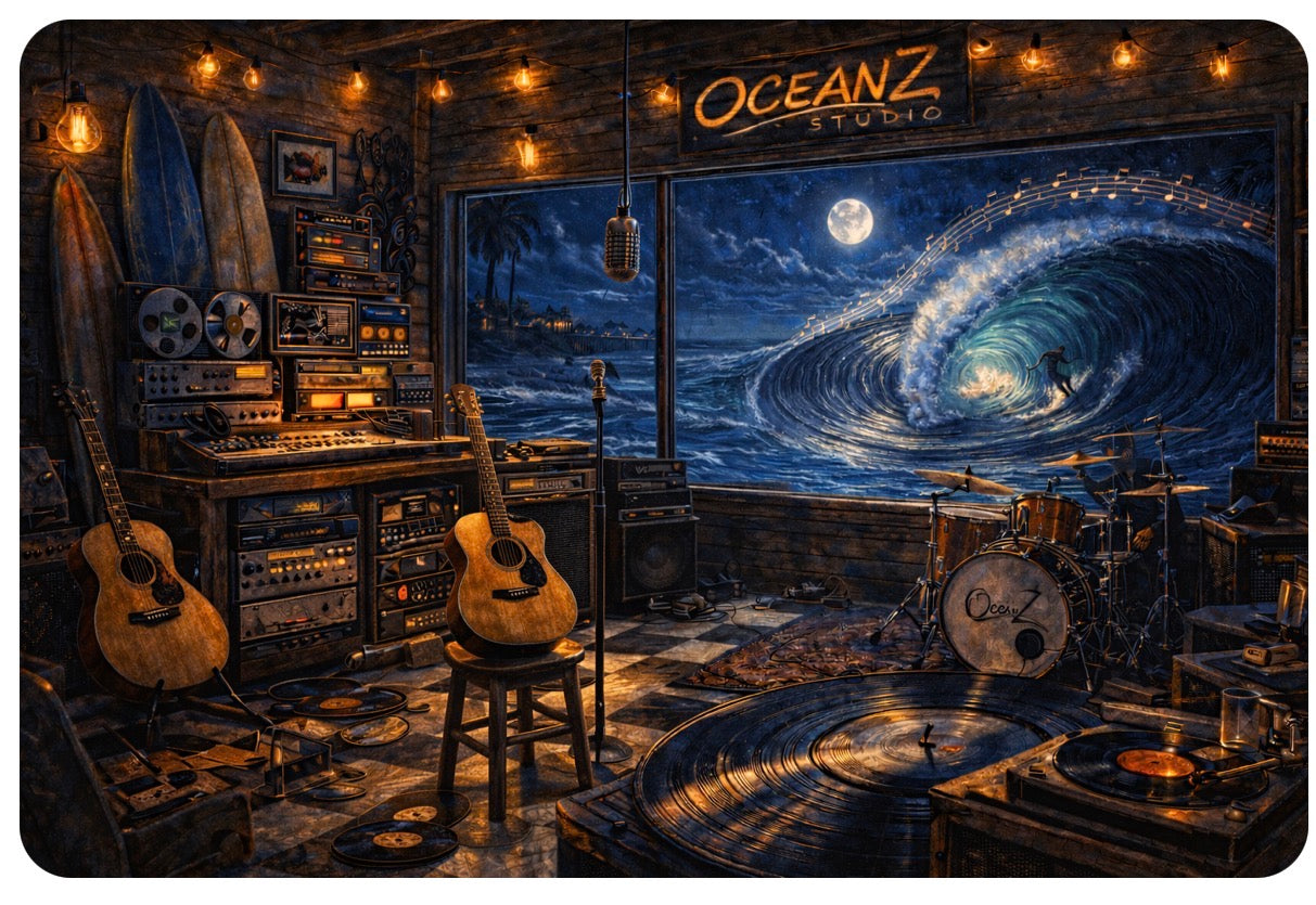 OceanZ Studio Romance - Moonlit Dance Art Print