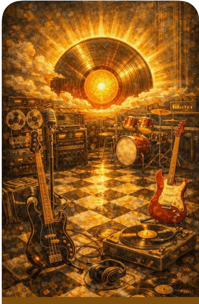 Vintage Record Store - Soul Section Art Print
