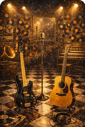 OceanZ Studio - Vintage Bass & Acoustic Session Art Print