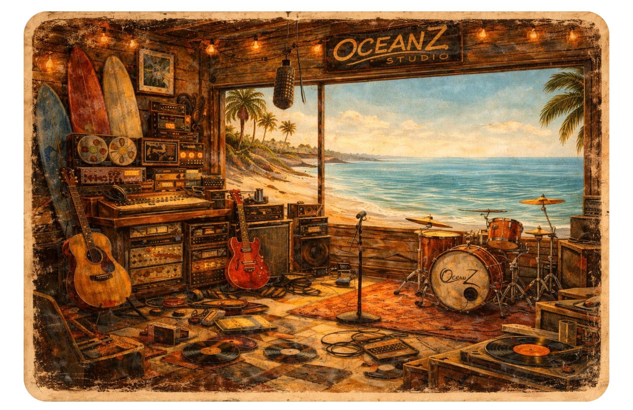 OceanZ Studio - The Ultimate Beach Studio Art Print