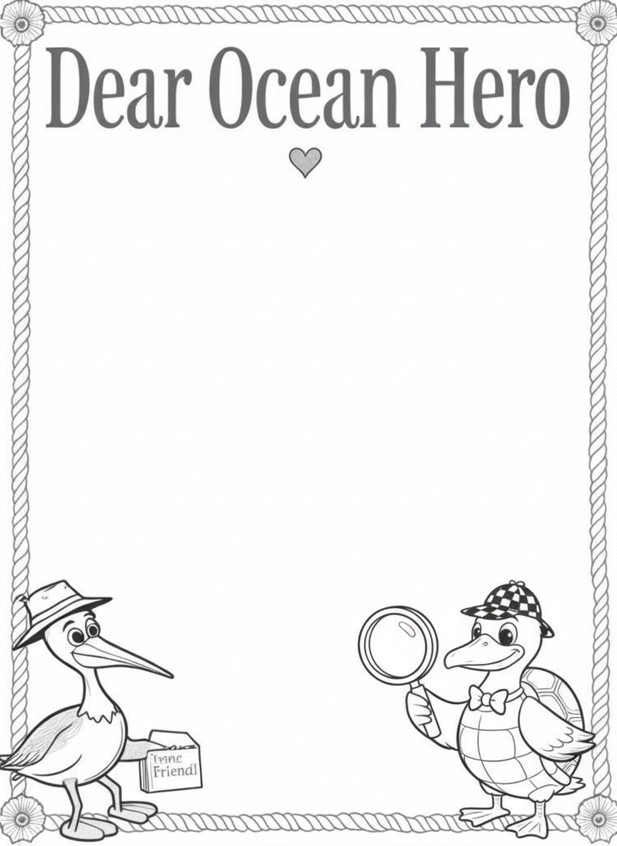 Howie's Ocean DiscoverieZ A-to-Z Coloring Book
