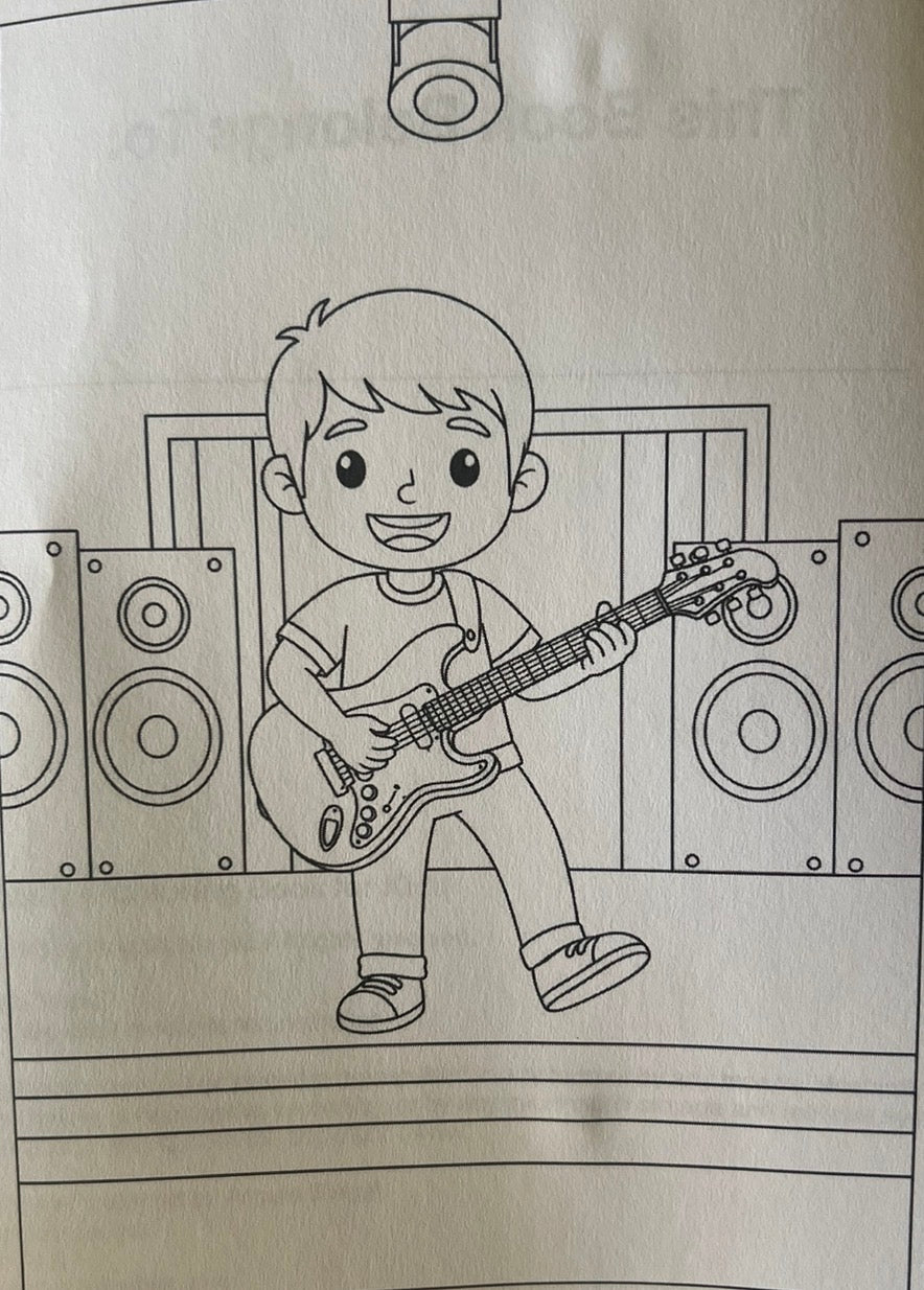 Jammin Jamz - A Coloring Book for Kids
