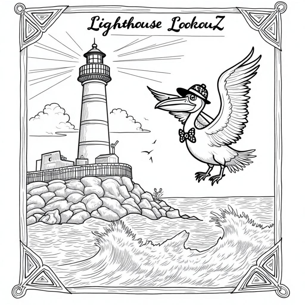 Howie's Ocean DiscoverieZ A-to-Z Coloring Book