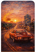Hollywood Dreams - 101 North to Capitol Records Art Print