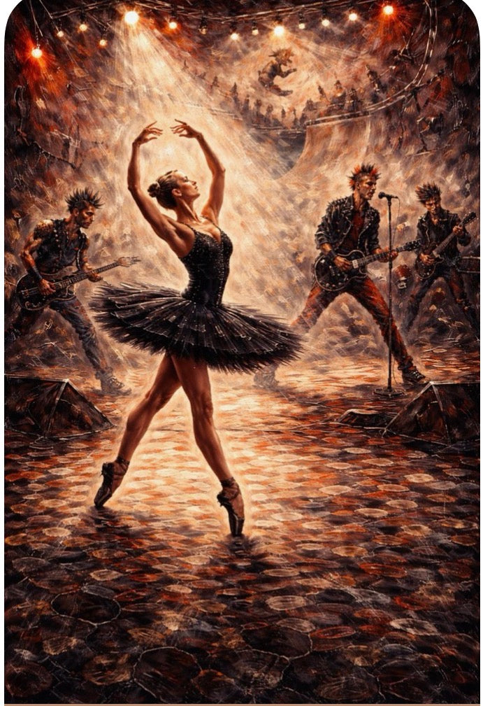 Punk Ballet - Black Tutu Elegance