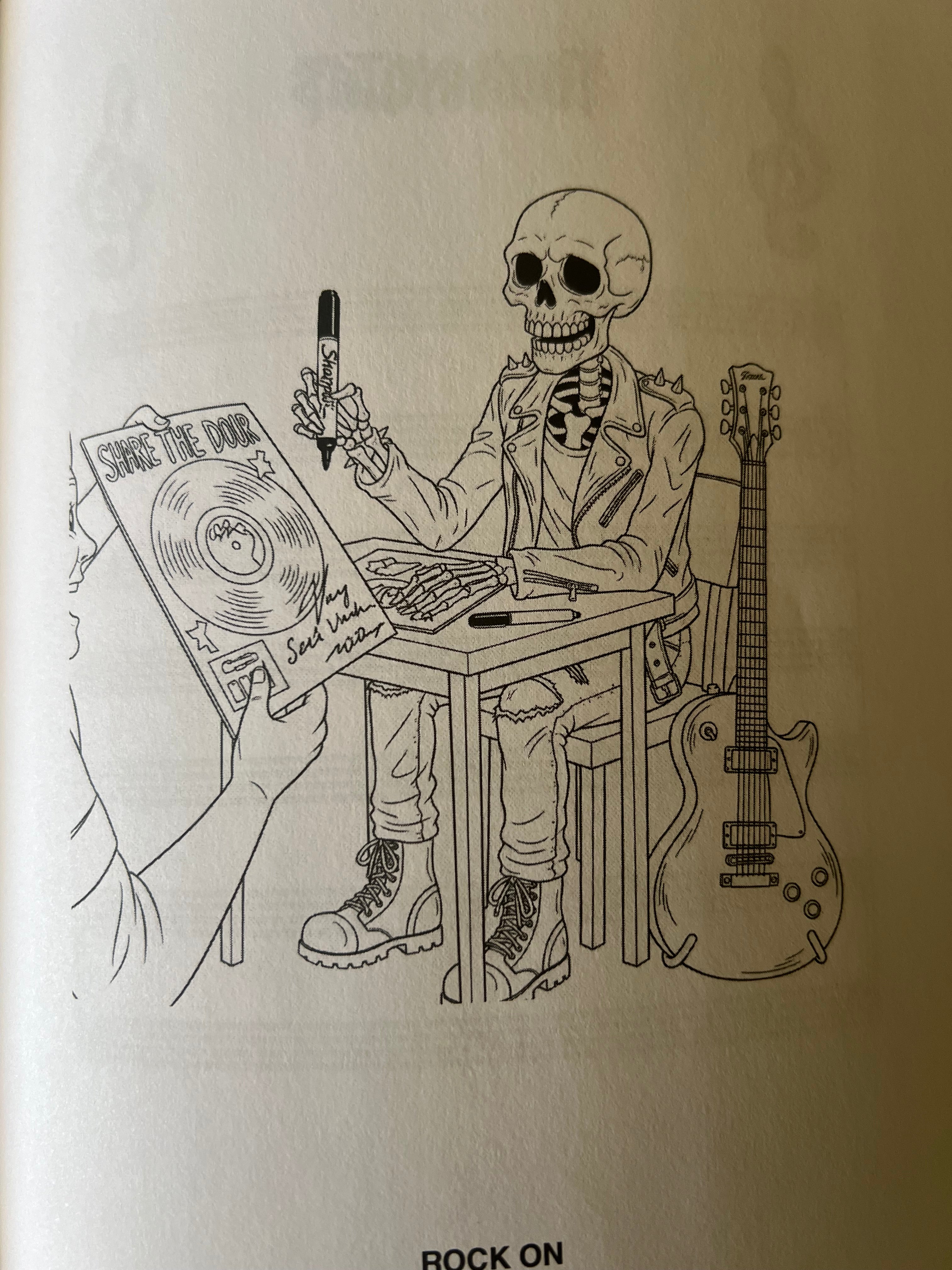 Tour Band Notez - A Coloring Book for Rockers