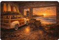 OceanZ Studio - Woody Wagon Inside Studio Art Print